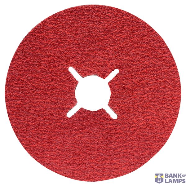 R780 fibre sanding disc, Best for Metal + Inox 115 x 22.23 mm, G120 image 1