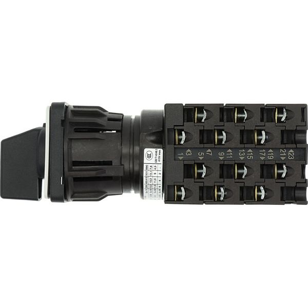T0-6-8271/EZ Step switches, T0, 20 A, centre mounting, 6 contact unit(s), Contacts: 12, 45 °, maintained, Without 0 (Off) position, 1-4, Design number 8271 image 14