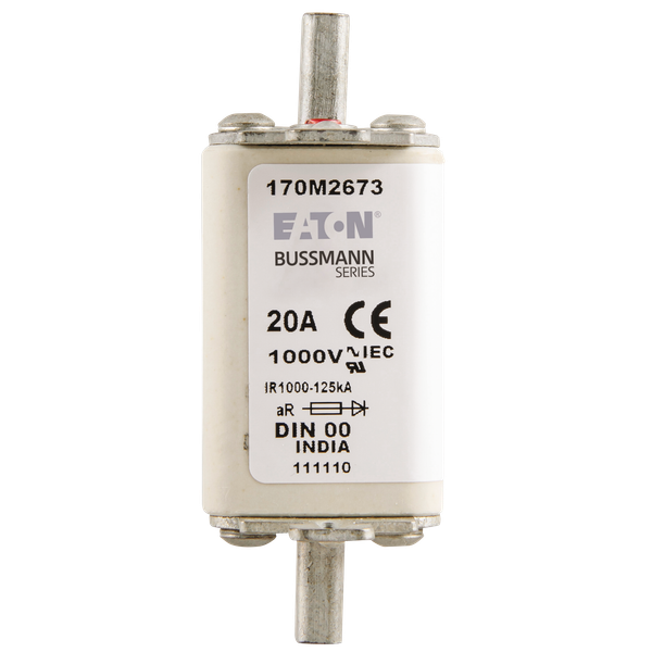 High-speed fuse (uR) S1 DIN43620 200kA 690V 40A aR protection type image 2