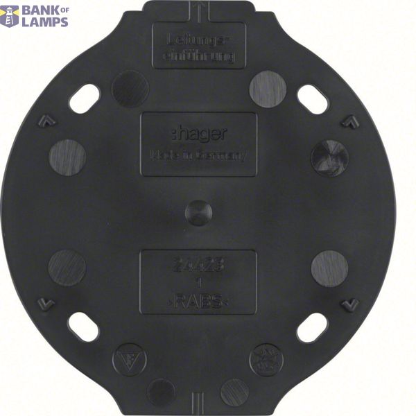Base plate S1930 black image 1