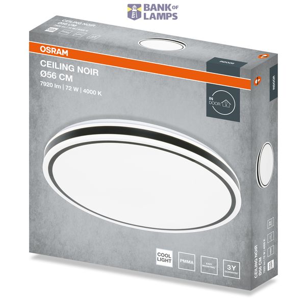 CEILING NOIR RD 72W 840 IP20 BK OSRAM image 2