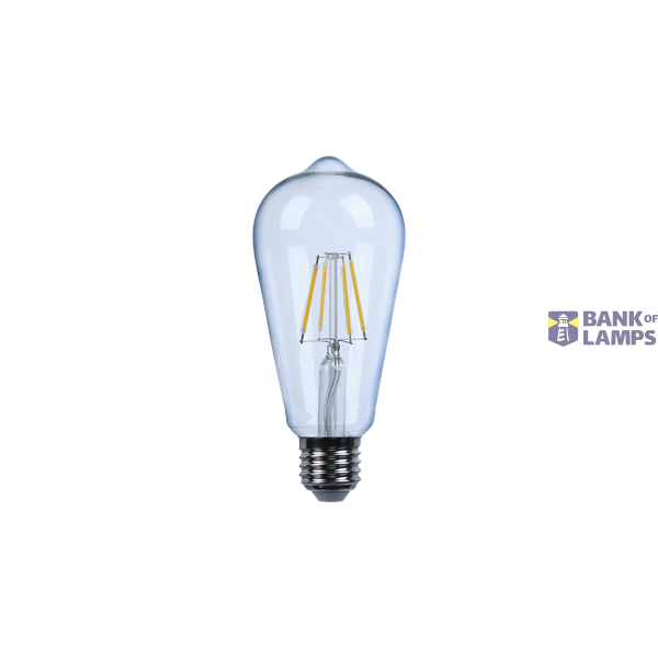 LED-E-ST64-FILA-E27-7W-DIM-2700K-CL image 2