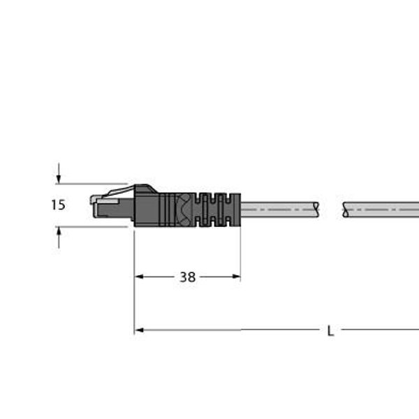 Industrial Ethernet Cable Anschluss Kabelsatz   RJ45S 841-6M image 1