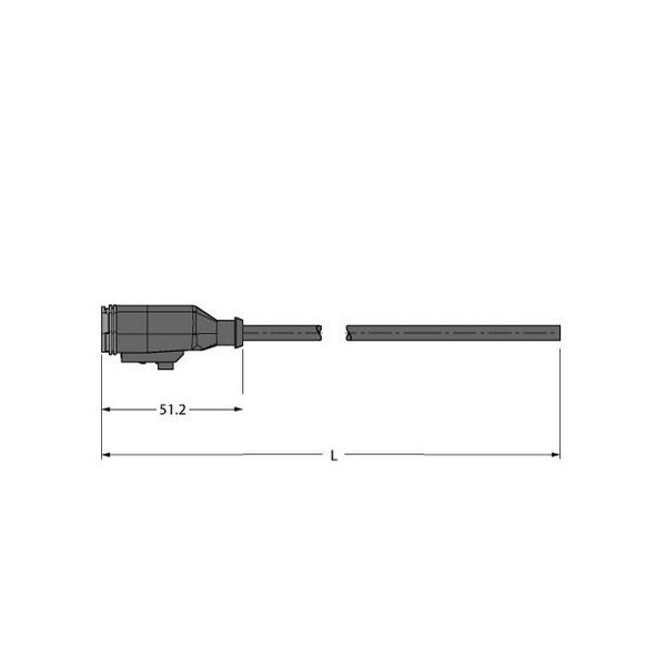 Deutsch Connector Connection Cable   DT06-3S-A-10/TXL image 1