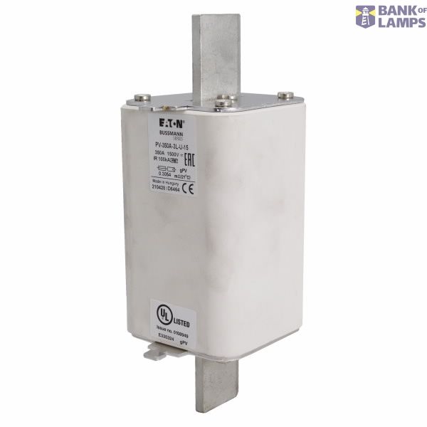 PV-350A-3L-U-15 Eaton Bussmann series photovoltaic fuses image 1