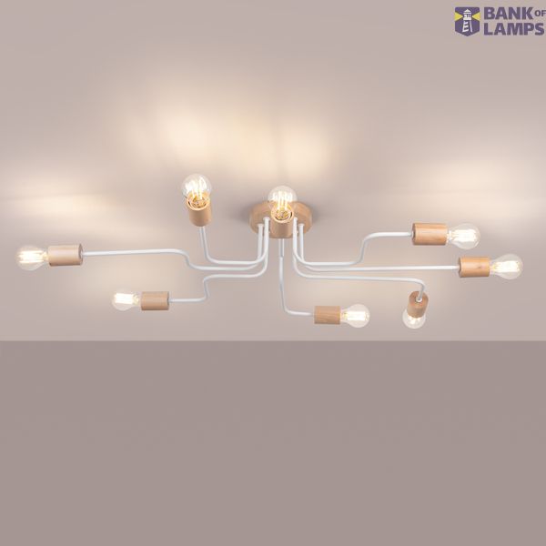 TIMBO CHANDELIER 8 WHITE 8XE27 image 7