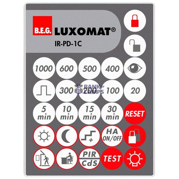 IR REMOTE CONTROL FOR SYSTEM SETTING, COMPATIBLE WITH ON/OFF SENSORS (NO SLAVE) image 1