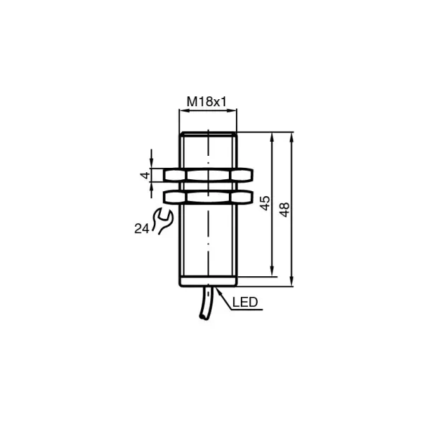 NCB8-18GM50-Z4 Inductor Sensor image 1