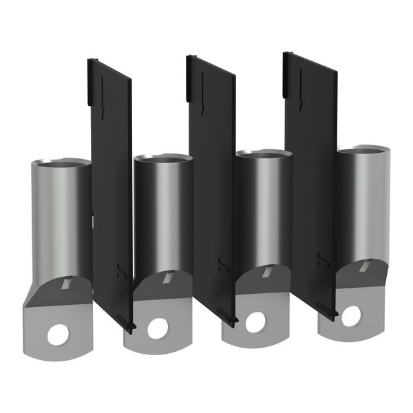 crimp lugs for copper cable with interphase barriers, 300 mm², TransferPacT, Frame 630 A, 4P, set of 4 image 1