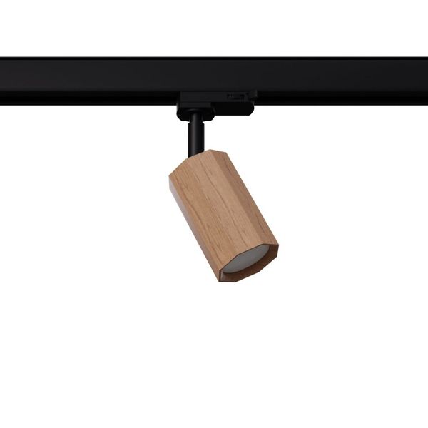 TRACK LAMP 3 PHASE MOVABLE ZEKE OAK GU10 4000K 7W 530LM image 1