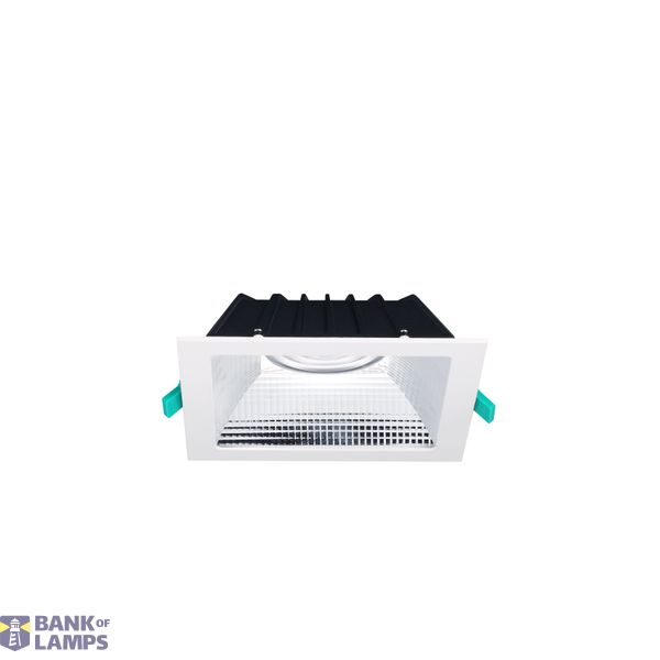 INSAVER SLIM SQ UGR19 IP44 200 2250 830 RAL 9005 image 1