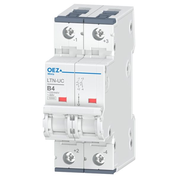 Miniature circuit breaker LTN-UC-4B-2 image 1