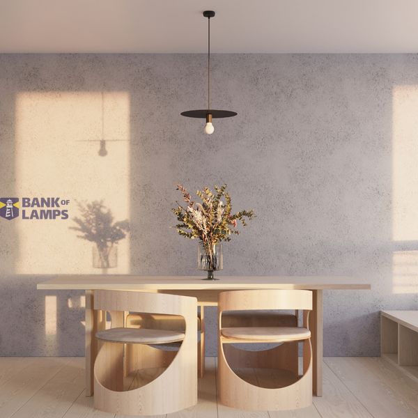 FLAVIO HANGING LAMP BLACK E27 1X60W IP20 image 7