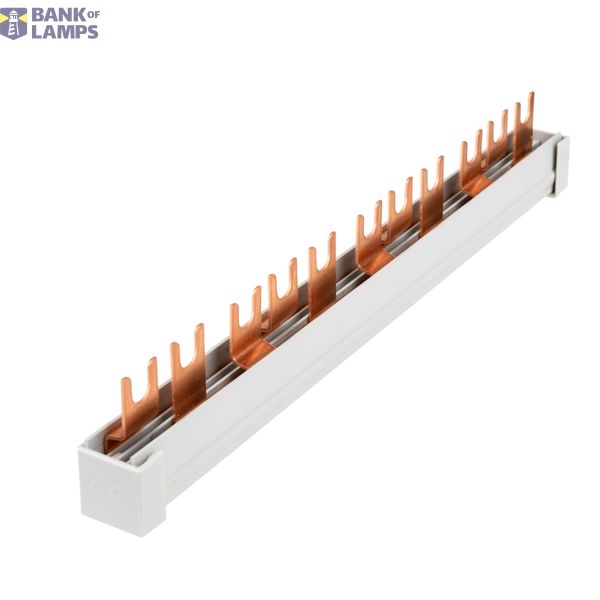 Busbar, 1x RCCB 4-pole, 8x MCB 1-pole, 11 MW, 10 mmý image 6
