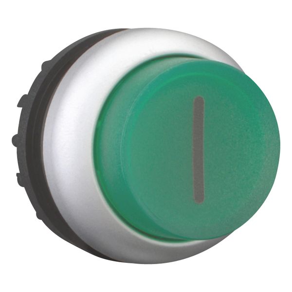 M22-DRLH-G-X1 Illuminated pushbutton actuator, RMQ-Titan, Extended, maintained, green, inscribed, Bezel: titanium image 14