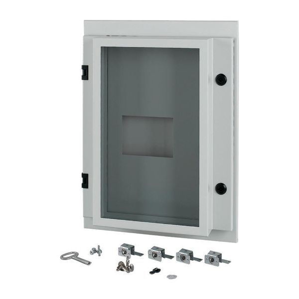XTMPN4FCC-XMV-H550W425 Front cover for NZM4-XMV, fixed, H=550mm, W=425mm, IP55, grey image 3