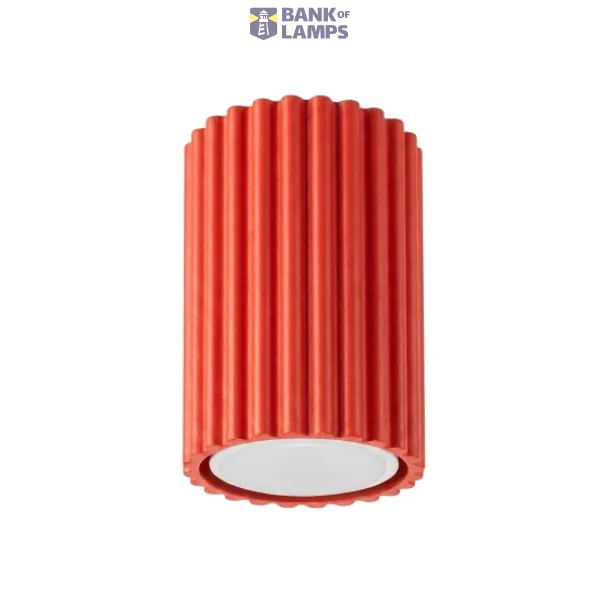 Ceiling lamp KARBON 10 red image 1