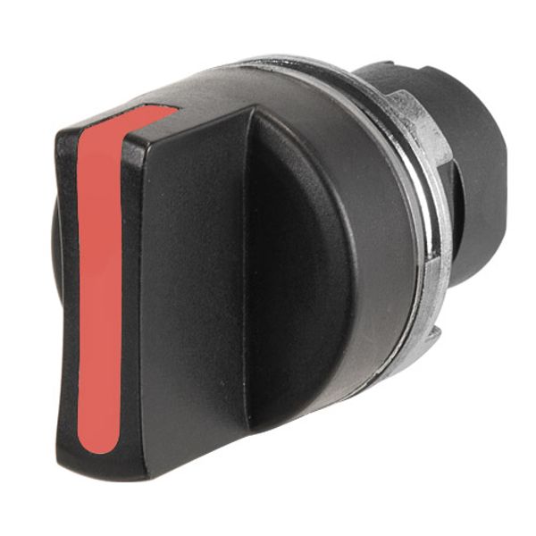Knob selector switch, red, 2-position, Cam B image 1