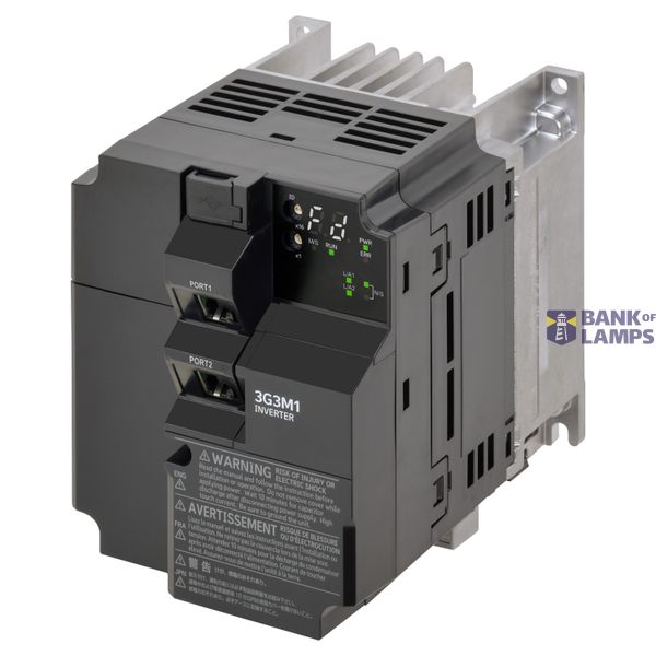 M1 AC Drive, 1.5/2.2 kW (HD/ND), 4.8/5.5 A (HD/ND), 400 VAC, 3~ input, image 2