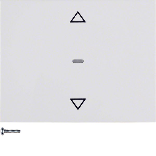 KNX radio blind button quicklink K.1 polar white, velvety image 1