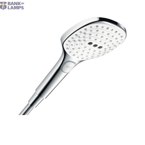 Raindance Select E 120 3jet hand shower, white/chrome image 1