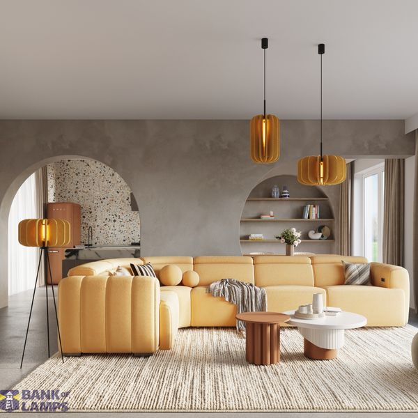 Pendant lamp MULA 27 yellow image 6