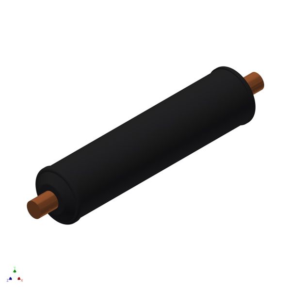 Hermetic filter drier, DCL, 60 cu.in., Copper image 1