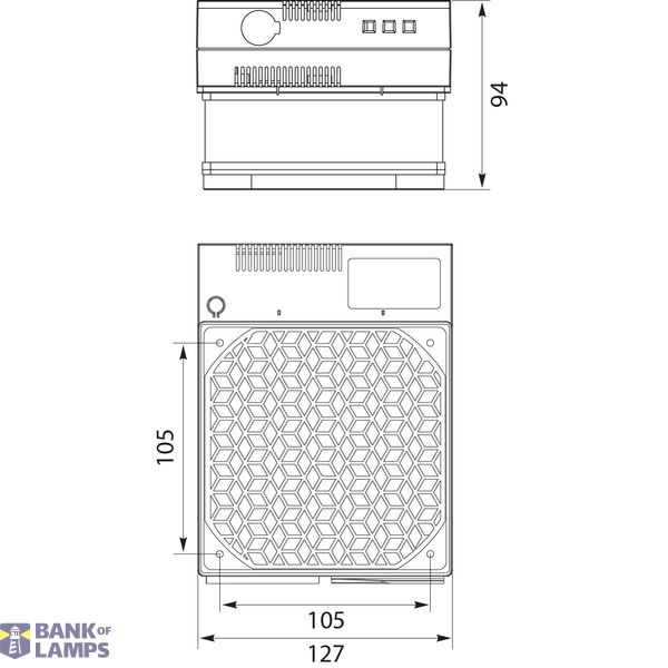 Compact heater with fan WEG147 image 1