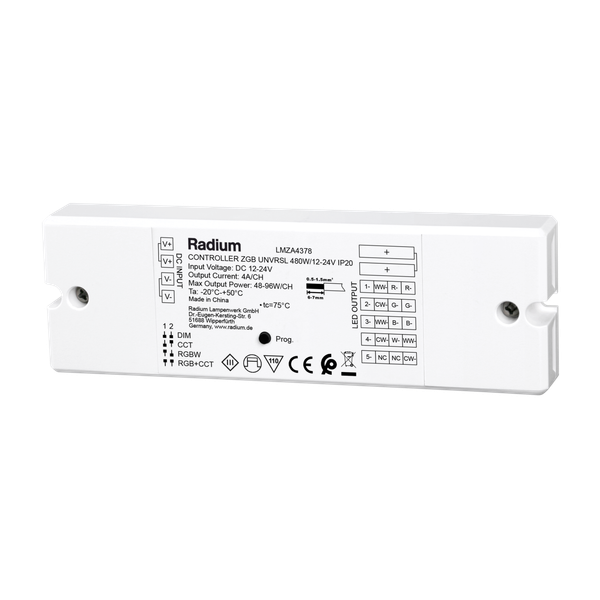 CONTROLLER ZGB UNVRSL 480W/12-24V IP20 image 1