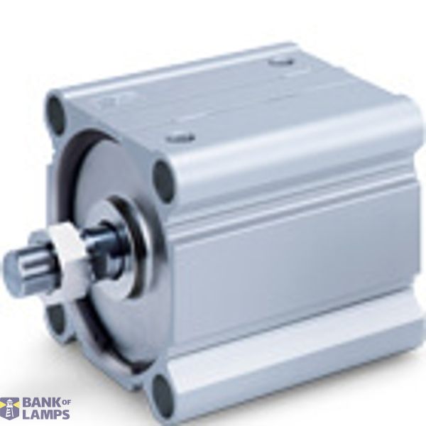 C(D)Q2, Compact Cylinder, Double Acting, Single Rod, Large Bore w/Auto Switch Mounting Groove image 1