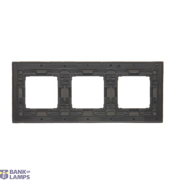 Single frame, glass, frosted blue glass image 1