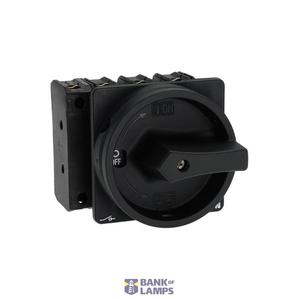 P3 Main switch, 80 A,Flush mounting, 4 pole, Form EA/SVB, Black, Door  image 6
