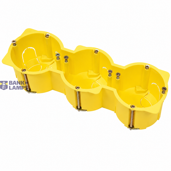 Drywall Switch Box Triple IP30 image 1