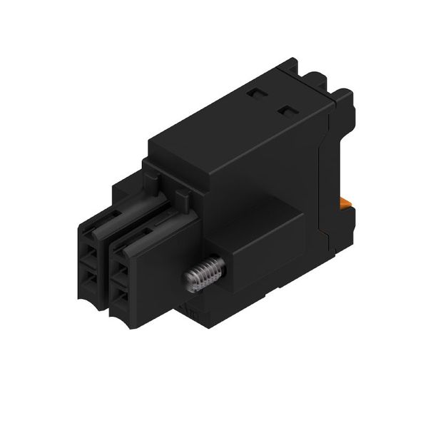 PCB plug-in connector, female plug, 3.50 mm, Number of poles: 4, 180°, PUSH IN with push button, Clamping range, max. : 1.5 mm², Box image 1