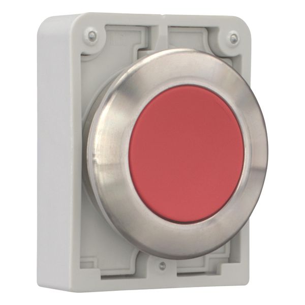 M30I-FDR-R Pushbutton, RMQ-Titan, flat, maintained, red, blank, Front ring stainless steel image 14