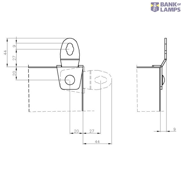 Wall-mounting brackets for WST enclosures up to H=800 image 4