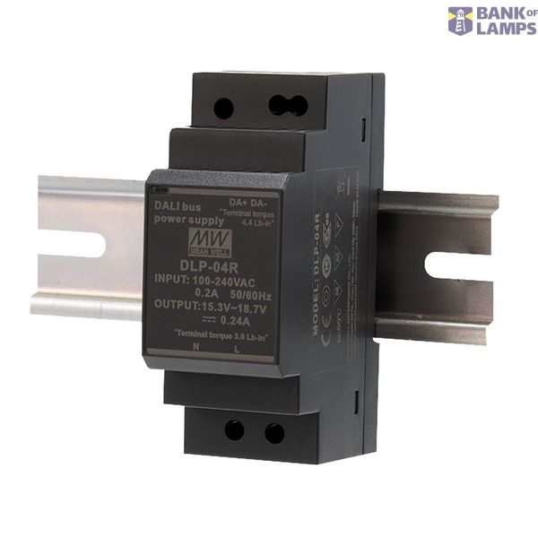 DLP-04R Switching power supply, 3.84W, 16V, 240mA Rail type, MEAN WELL image 1