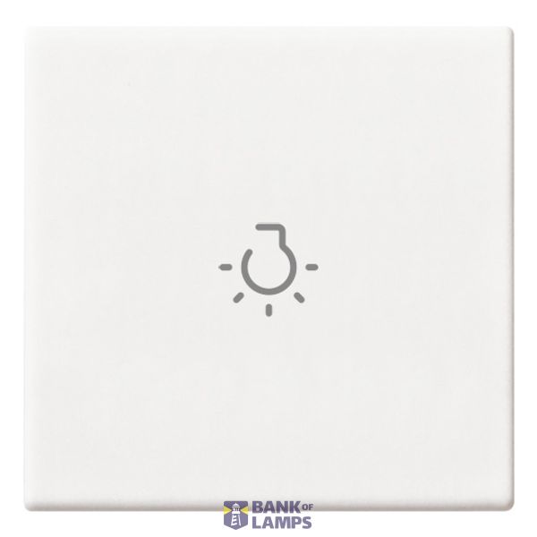 Axial button 2M light symbol white image 1