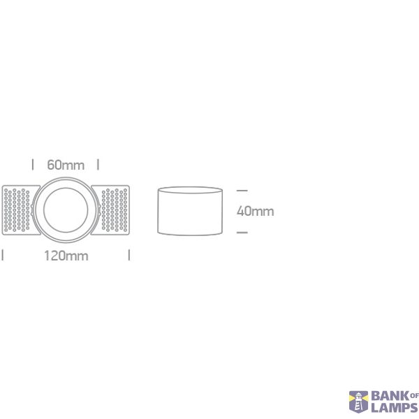 BRASS TRIMLESS GU10 10W DARK LIGHT image 3