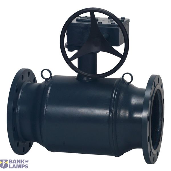 Ball valves, JIP-FF, RB, Worm gear, Reduced Bore, PN 16, DN 500, Flange image 1