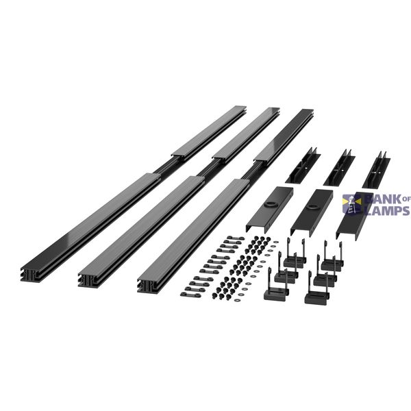 Panel Connector 4FT x3 Black image 1