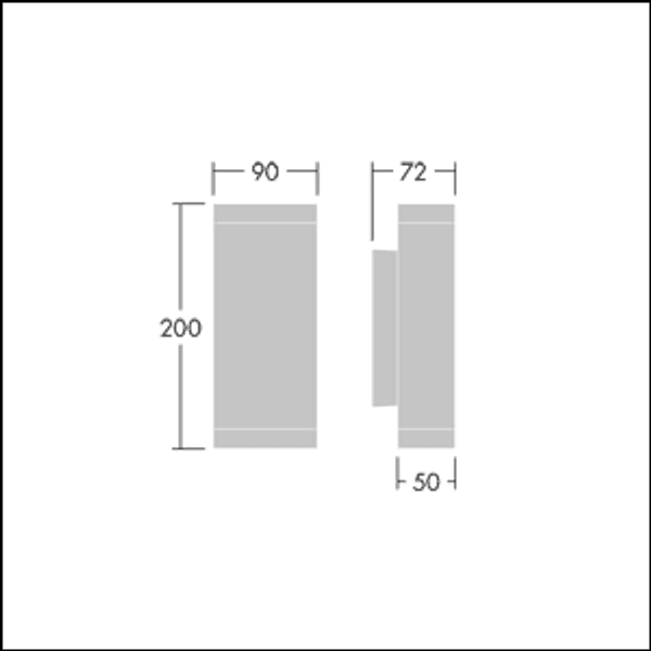 AXYL GLOW M U/D 6L930 WB RD ANT - LED wall mounted luminaire image 2