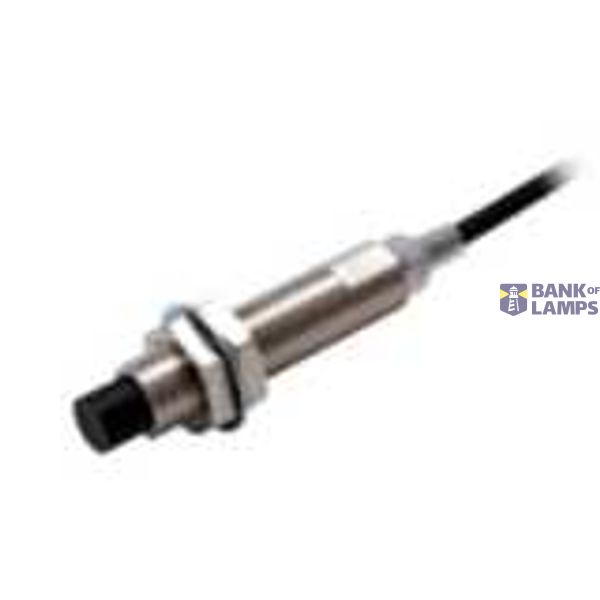 Proximity sensor, inductive, nickel-brass, long body, M12, unshielded, image 1