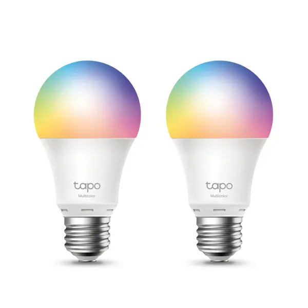 TP-LINK – TAPO L530E(2-PACK) – Smart Wi-Fi LED light bulb, multicoloured, 2500-6500K, E27 – 2-pack image 1