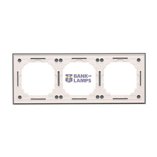Quintuple frame, metal, satin night image 1