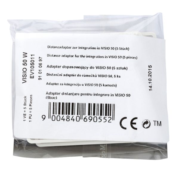 Distance-adaptor for the integration in VISIO 50 (5 pieces) image 3