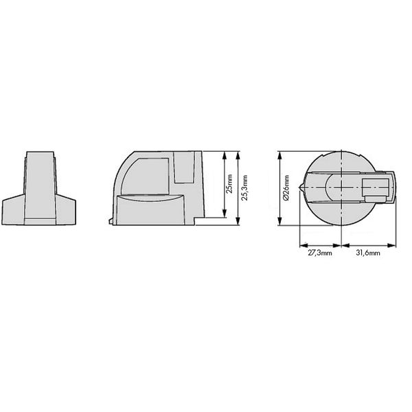 Rotary knob for BE5, lockabel with up to 3 pad-locks image 3