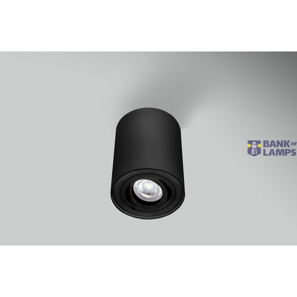 PLAFONIERA LED ESSENZA ROUND NERA ORIEN image 1