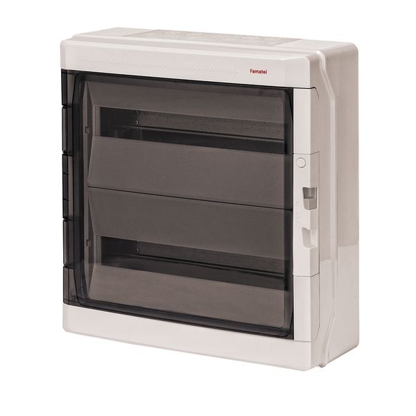 Cabinet ACQUA PLUS 39036, 36TE, 464x432x160mm, transparent door, IP65 image 2