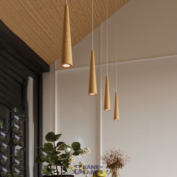 Pendant lamp SULA 3 natural wood SL.1101 image 8